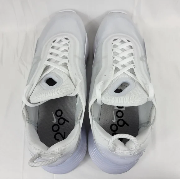 Nike Air Max 2090 Triple White Athletic Shoes Sneakers Mens Size 10.5 BV9977-100 - Picture 2 of 12